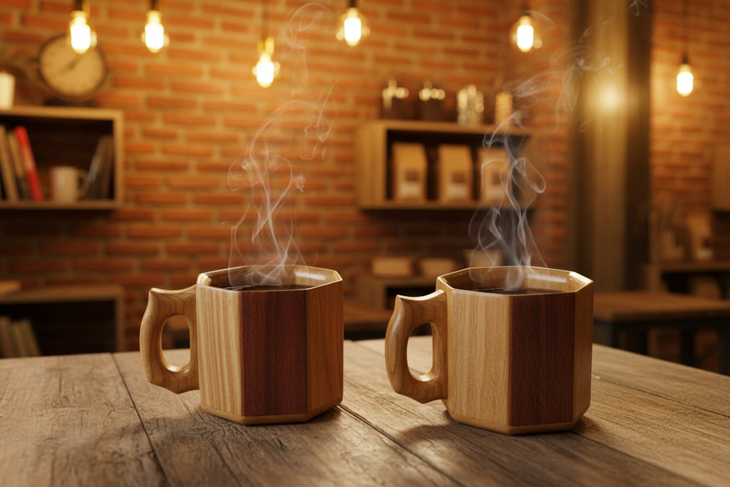 Wooden Mug Coffee Cup
