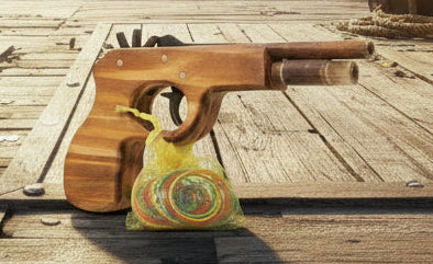 Wooden Rubber Band Gun
