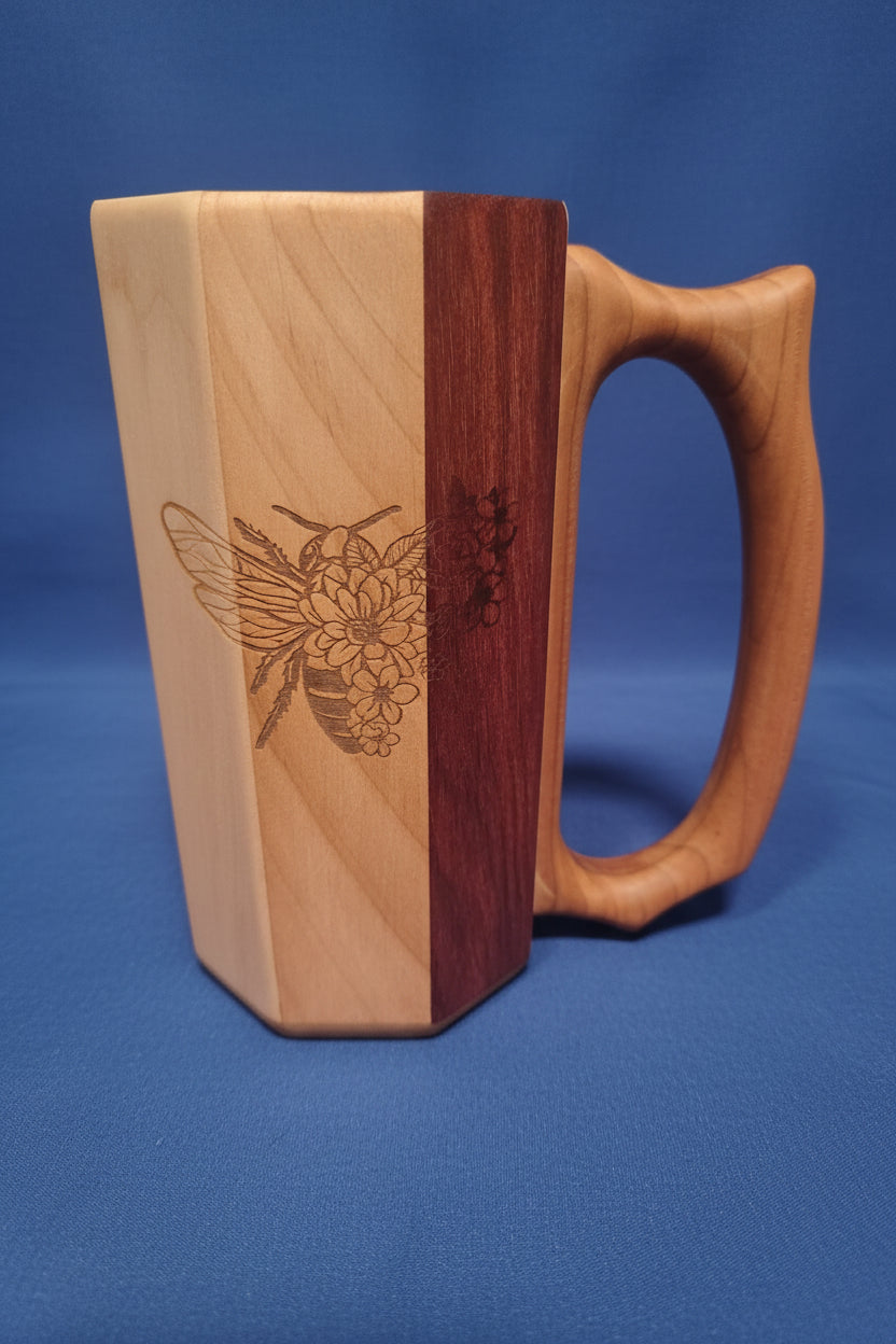 Wooden Tankard — 28 oz