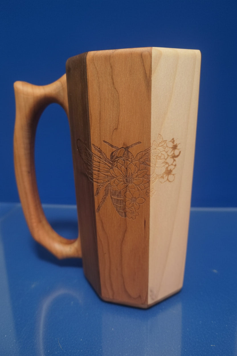 Wooden Tankard — 28 oz